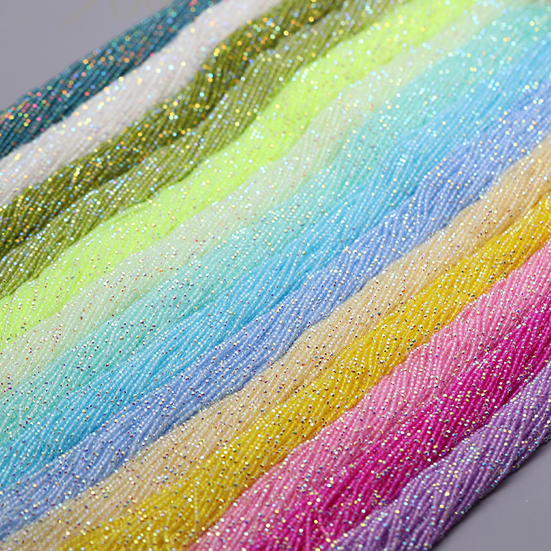 2mm（2連370個）カラークリスタルガラスビーズ、シードス - Glass Seed Beads 2Mm Jewelry Making のレビューと価格