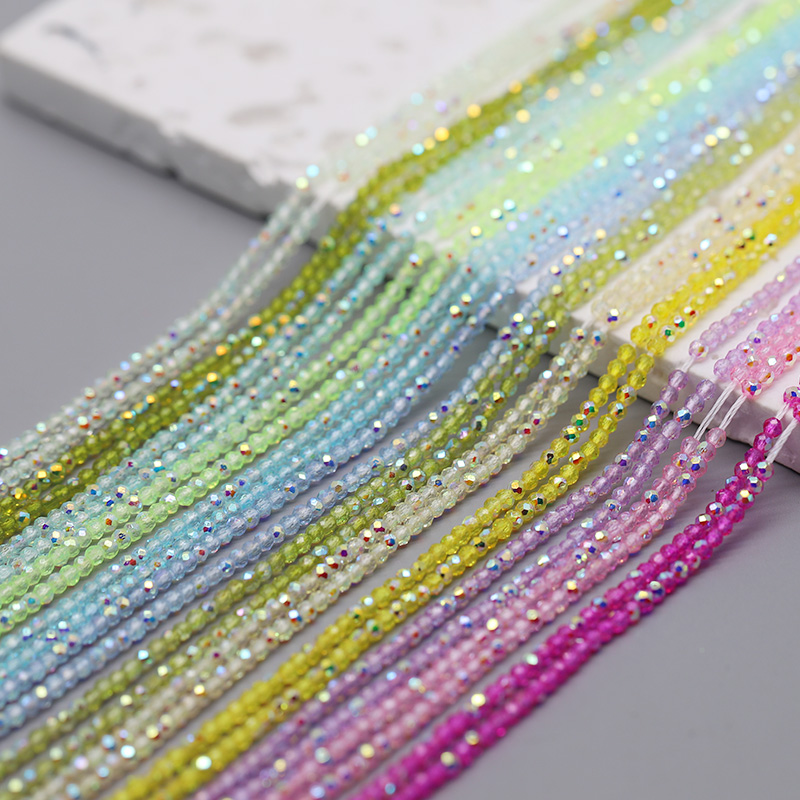 2mm（2連370個）カラークリスタルガラスビーズ、シードス - Glass Seed Beads 2Mm Jewelry Making のレビューと価格