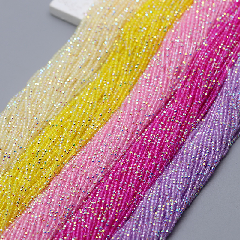 2mm（2連370個）カラークリスタルガラスビーズ、シードス - Glass Seed Beads 2Mm Jewelry Making のレビューと価格