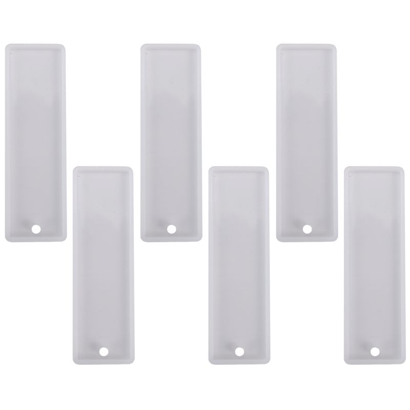 ABJN-6個入り、長方形のシリコン製ブックマーク型。DIY - Silicone Epoxy Resin Molds Set のレビューと価格