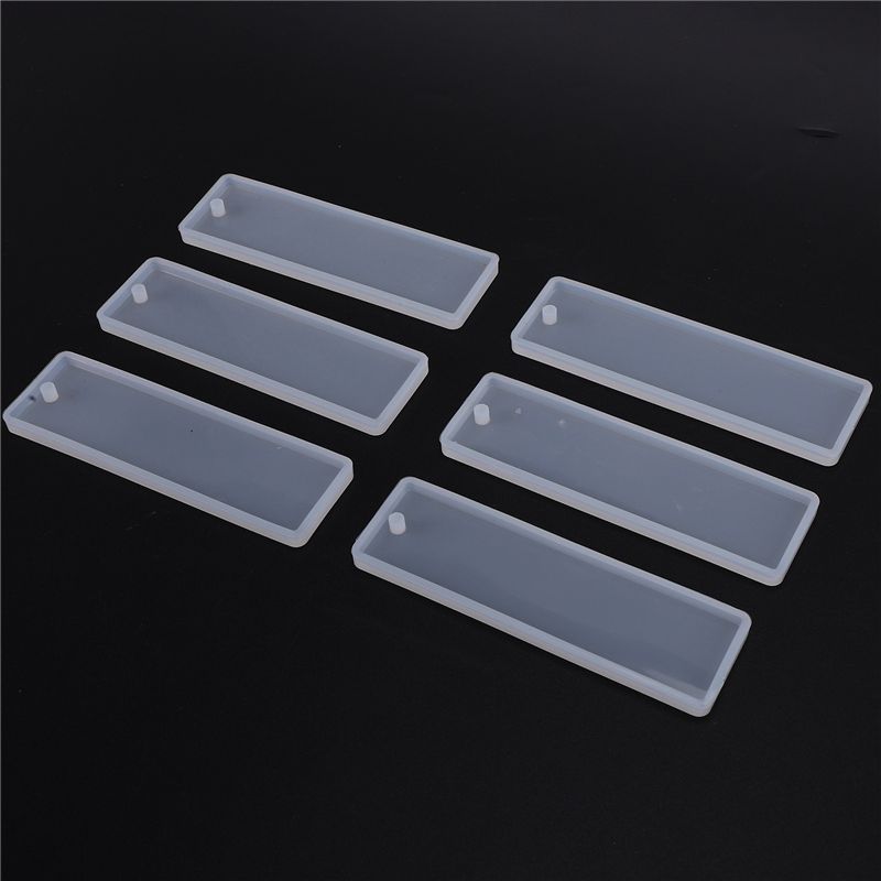 ABJN-6個入り、長方形のシリコン製ブックマーク型。DIY - Silicone Epoxy Resin Molds Set のレビューと価格