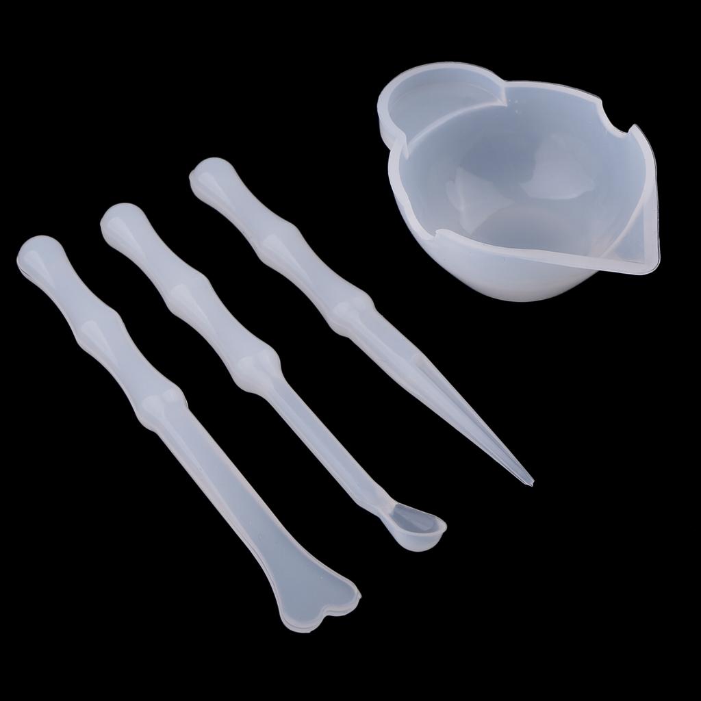 レジン用接着剤、シリコン製計量カップセット、手作り工芸用ジュ - Silicone Epoxy Resin Molds Set のレビューと価格