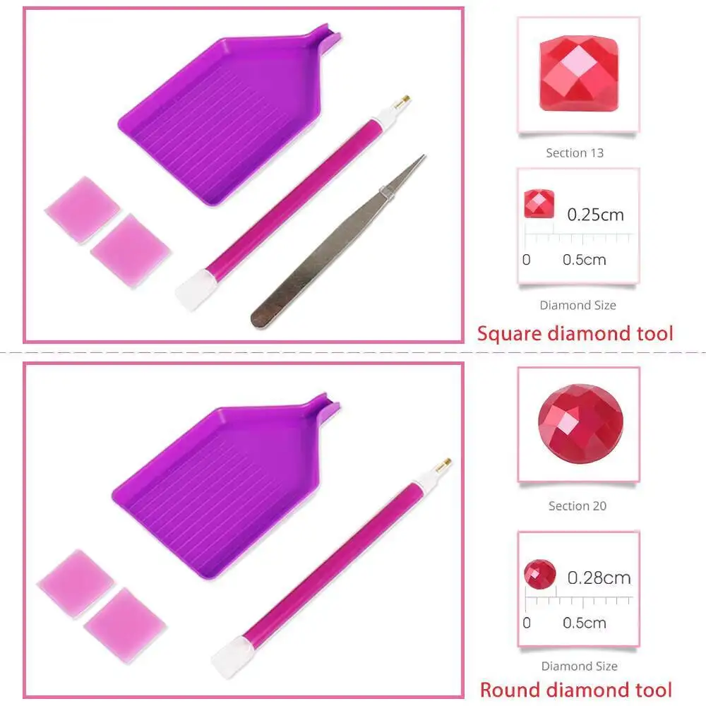 EverShine フルスクエアラウンドダイヤモンドモザイク - Painting Supplies のレビューと価格