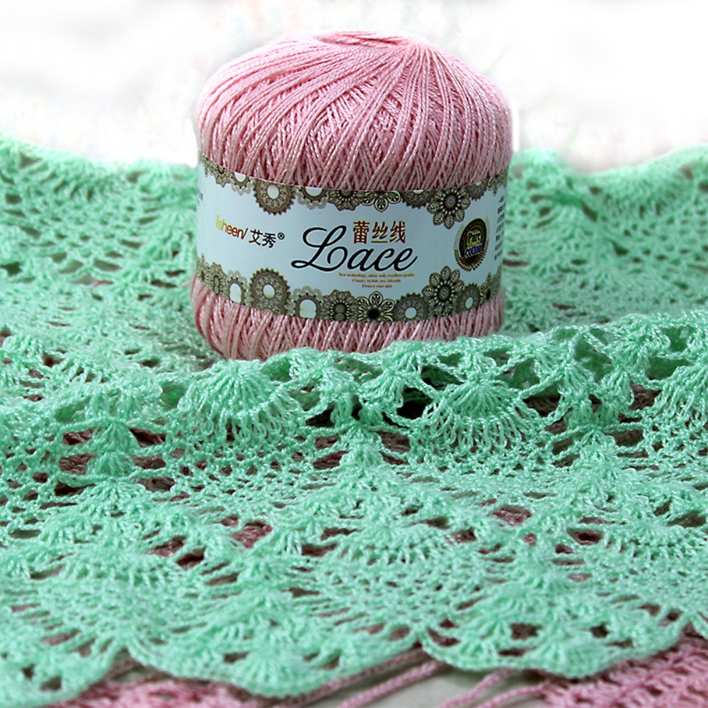 柔らかい綿のレースの糸,かぎ針編みの糸,ウールの刺embro - Cotton Embroidery Thread Skeins のレビューと価格
