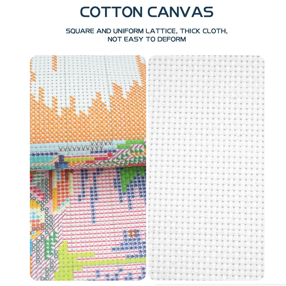ニュースプレプリントクロスステッチキット、DMC糸付きスタン - Cotton Embroidery Thread Skeins のレビューと価格