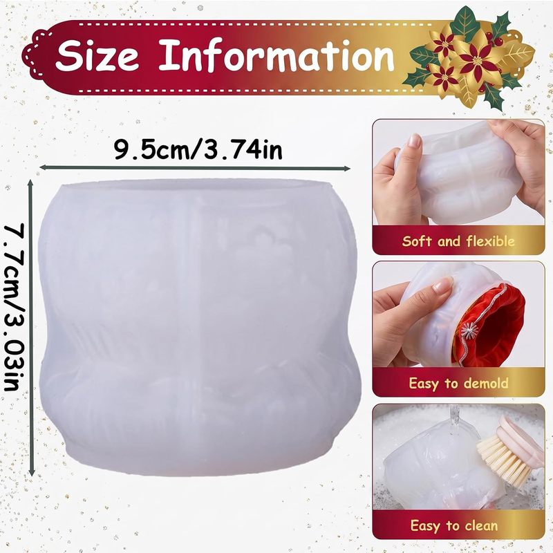 1. クリスマスをテーマにしたエポキシ樹脂用型。セット販売。 - Silicone Epoxy Resin Molds Set のレビューと価格
