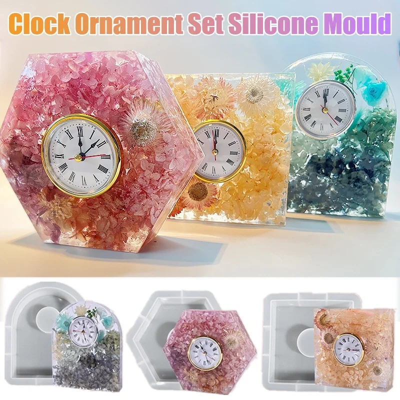 手作りの成形時計,ジュエリー用シリコンモールドのセット,サイ - Silicone Epoxy Resin Molds Set のレビューと価格