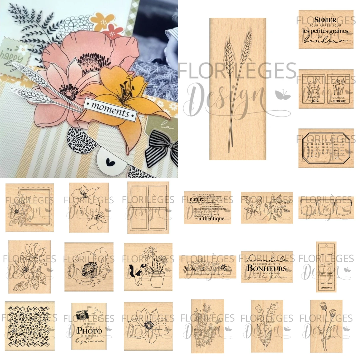 フランス製透明クリアシリコン開花カレンダースタンプクラフトエ - Clear Silicone Stamps For Card Making のレビューと価格