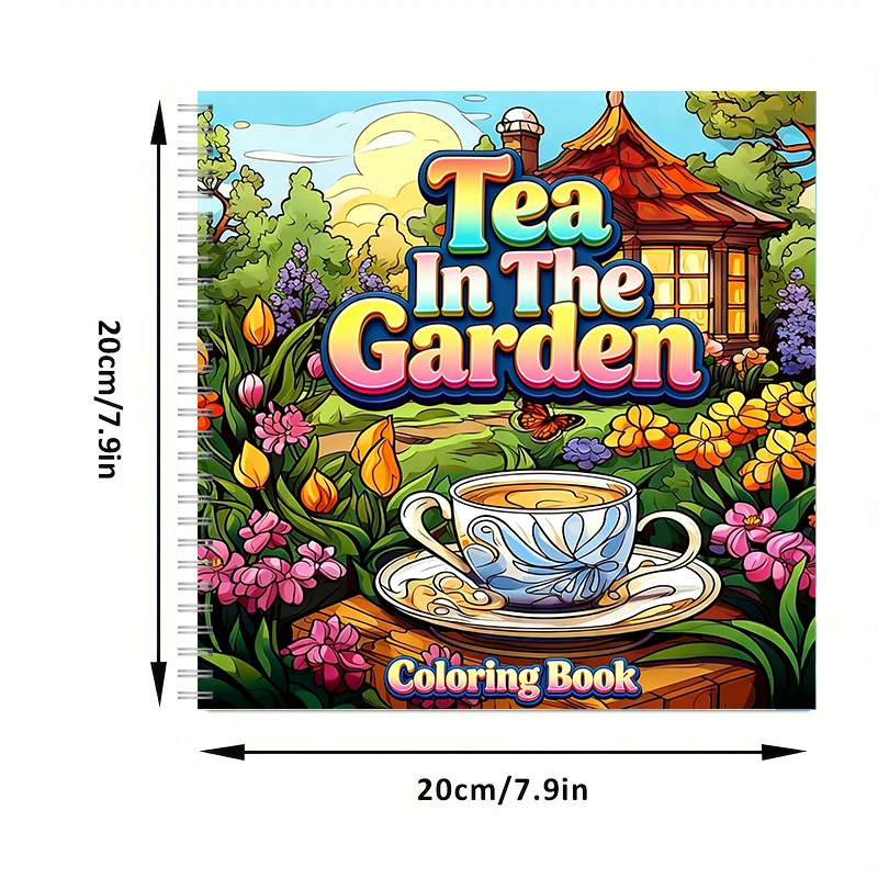 庭園の紅茶ぬりえブック 大人向け、美しいぬりえページ、誕生日 - Painting Supplies のレビューと価格