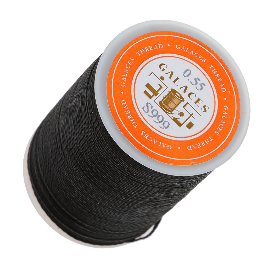 レザークラフトコード ブラック ポリエステル ワックス加工糸 - Sewing のレビューと価格